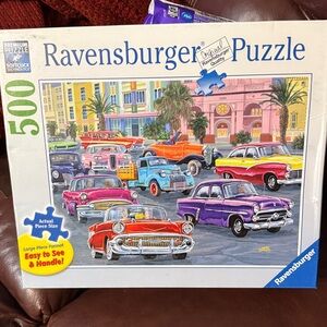 Ravensburger Vibrant Vintage Cars 500-Piece Puzzle 3/$20